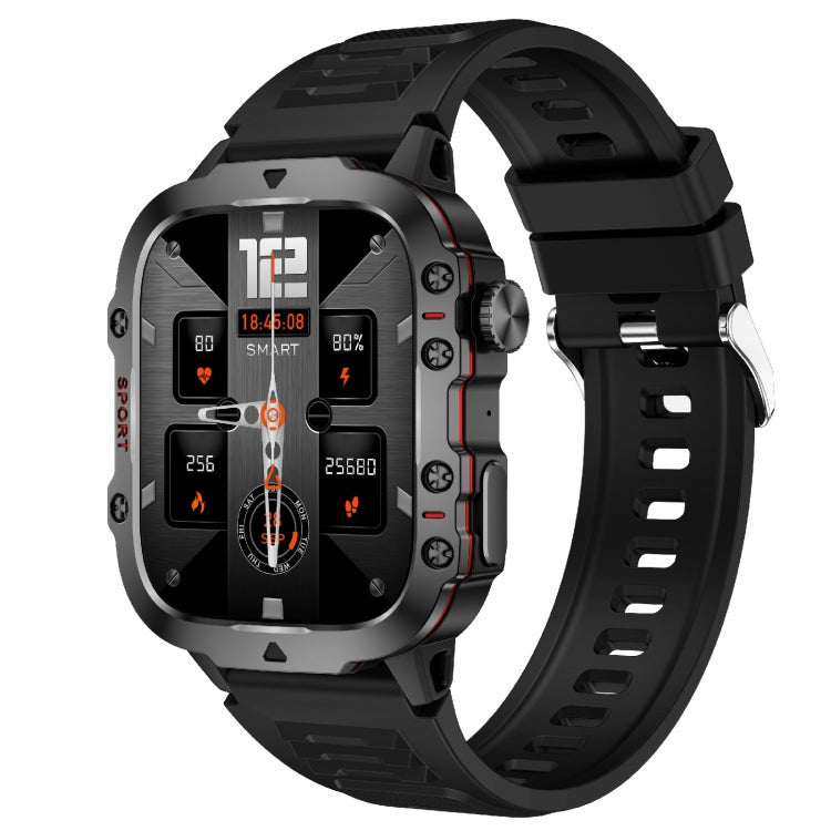 QX11 1.96 inch BT5.2 Smart Sport Watch, Support Bluetooth Call / Sleep / Blood Oxygen / Heart Rate / Blood Pressure Health Monitor(Black) - Smart Watches by PMC TechLife | Online Shopping South Africa | PMC TechLife