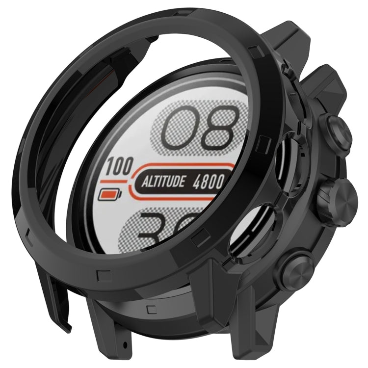 For Coros Apex 2 Pro Half Coverage Hollow PC Watch Protective Case(Black) - Watch Case by PMC TechLife | Online Shopping South Africa | PMC TechLife