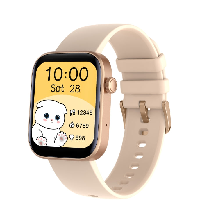 P43 1.8 inch TFT Screen Bluetooth Smart Watch, Support Heart Rate Monitoring & 100+ Sports Modes(Gold) - Smart Watches by PMC Jewellery | Online Shopping South Africa | PMC Jewellery