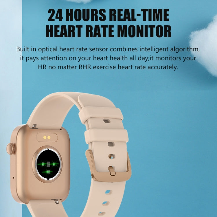 P43 1.8 inch TFT Screen Bluetooth Smart Watch, Support Heart Rate Monitoring & 100+ Sports Modes(Black) - Smart Watches by PMC TechLife | Online Shopping South Africa | PMC TechLife