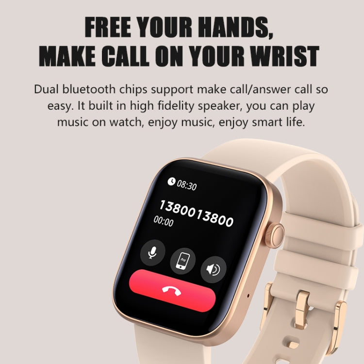 P43 1.8 inch TFT Screen Bluetooth Smart Watch, Support Heart Rate Monitoring & 100+ Sports Modes(Red Blue) - Smart Watches by PMC TechLife | Online Shopping South Africa | PMC TechLife