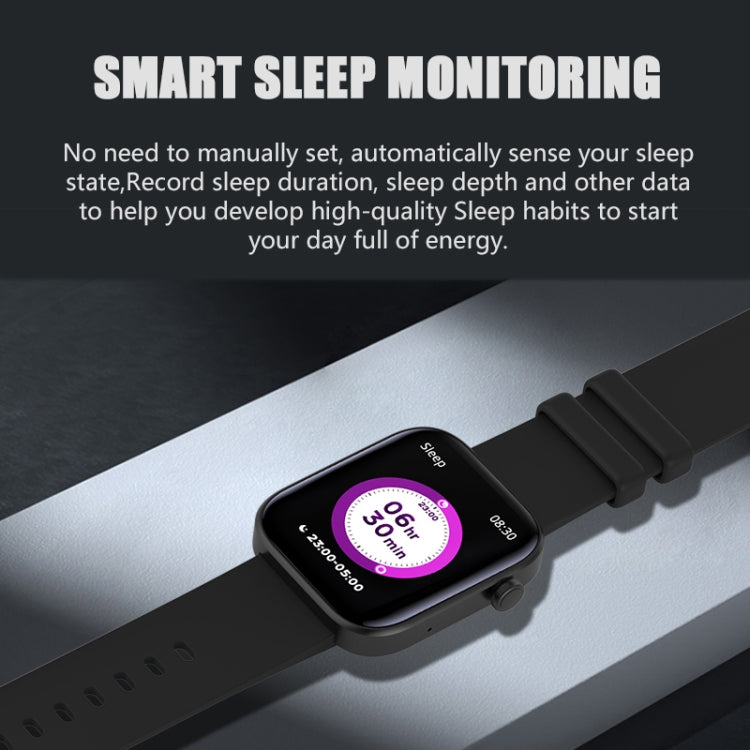 P43 1.8 inch TFT Screen Bluetooth Smart Watch, Support Heart Rate Monitoring & 100+ Sports Modes(Red Blue) - Smart Watches by PMC TechLife | Online Shopping South Africa | PMC TechLife