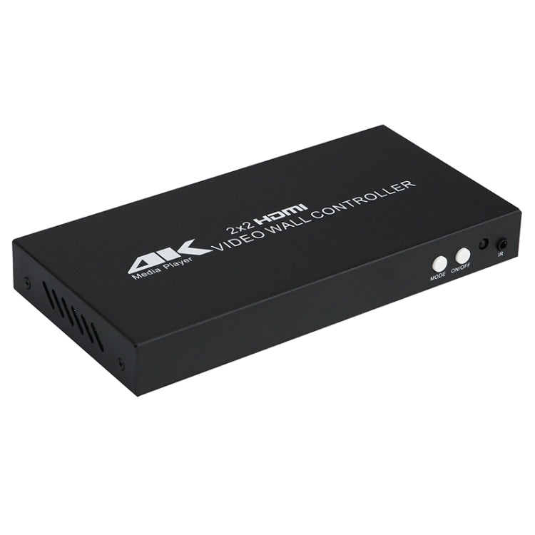 XP02 4K 2x2 HDMI Video Wall Controller Multi-screen Splicing Processor, Style:Ordinary(EU Plug) - Splitter by PMC Jewellery | Online Shopping South Africa | PMC Jewellery | Buy Now Pay Later Mobicred