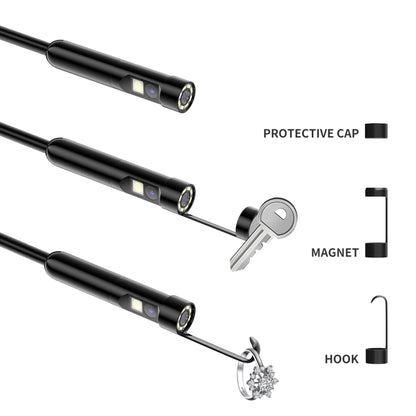 AN112 8mm Double Lenses HD Industry Endoscope Type-C + Micro USB + 8 Pin Connection, Length:3.5m Hard Tube -  by PMC Jewellery | Online Shopping South Africa | PMC Jewellery | Buy Now Pay Later Mobicred