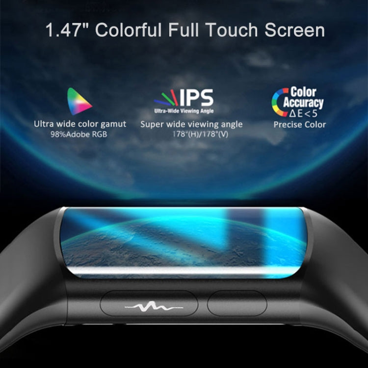 H8 1.47 inch Color Screen Smart Bracelet, Supports Bluetooth Call / Blood Oxygen Monitoring(Pink) - Smart Wristbands by PMC TechLife | Online Shopping South Africa | PMC TechLife