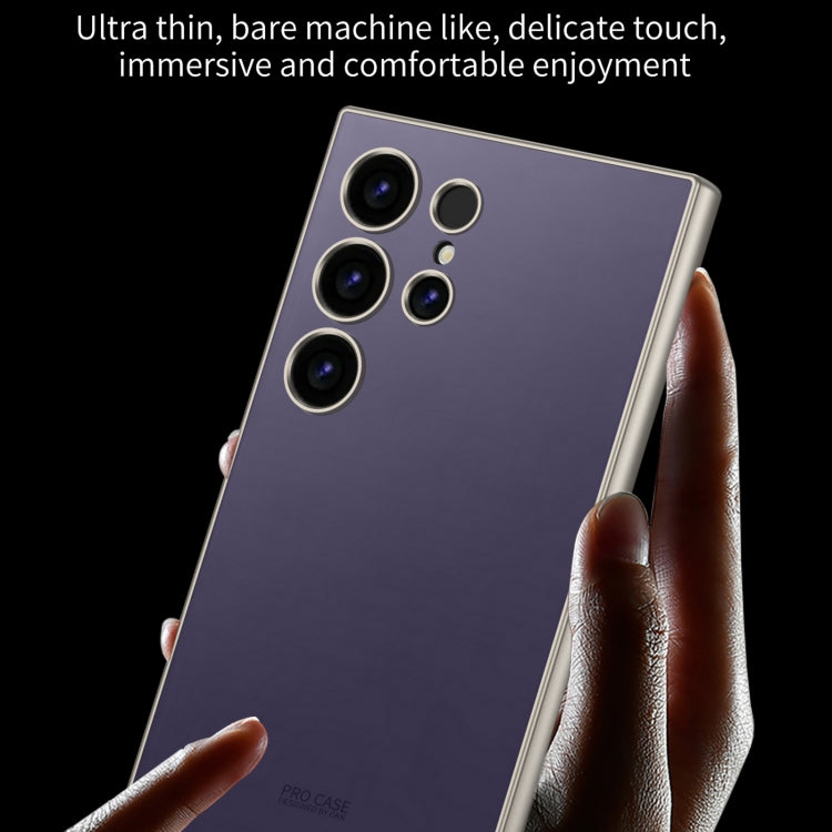 For Samsung Galaxy S24 Ultra 5G GKK AG Craft Skin Feel Full Coverage Phone Case(Purple) - Galaxy S24 Ultra 5G Cases by GKK | Online Shopping South Africa | PMC TechLife