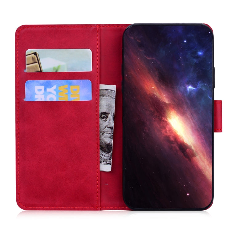 For Google Pixel 9 Tiger Embossing Pattern Flip Leather Phone Case(Red) - Google Cases by PMC TechLife | Online Shopping South Africa | PMC TechLife | Buy Now Pay Later Mobicred