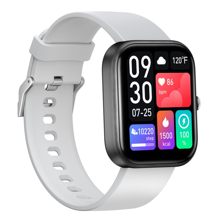 GTS5 2.0 inch Fitness Health Smart Watch, BT Call / Heart Rate / Blood Pressure / MET / Blood Glucose(Light Grey) - Smart Wristbands by PMC TechLife | Online Shopping South Africa | PMC TechLife