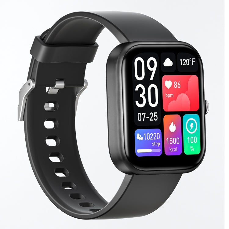 GTS5 2.0 inch Fitness Health Smart Watch, BT Call / Heart Rate / Blood Pressure / MET / Blood Glucose(Black) - Smart Wristbands by PMC TechLife | Online Shopping South Africa | PMC TechLife