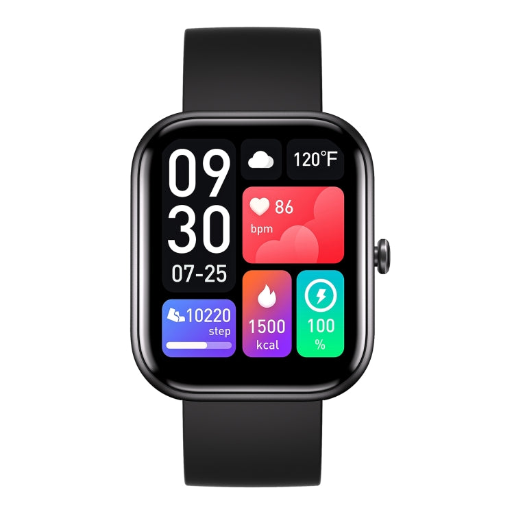 GTS5 2.0 inch Fitness Health Smart Watch, BT Call / Heart Rate / Blood Pressure / MET / Blood Glucose(Black) - Smart Wristbands by PMC TechLife | Online Shopping South Africa | PMC TechLife