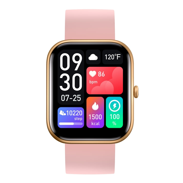 GTS5 2.0 inch Fitness Health Smart Watch, BT Call / Heart Rate / Blood Pressure / MET / Blood Glucose(Rose Gold) - Smart Wristbands by PMC TechLife | Online Shopping South Africa | PMC TechLife