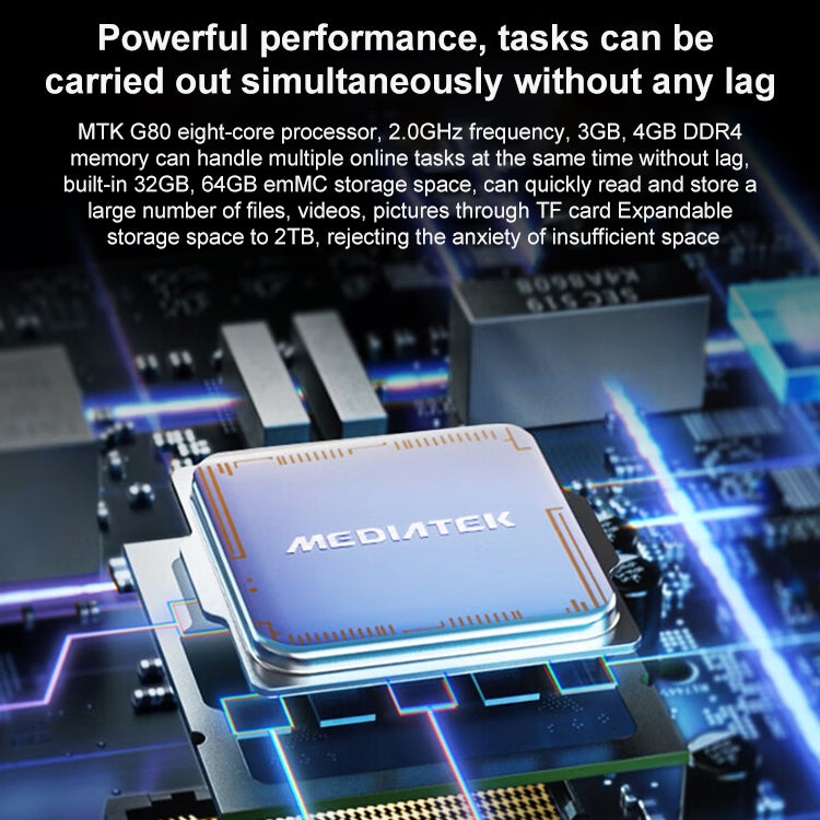 Lenovo K9 4G LTE Tablet, 4GB+64GB, 9 inch Android 12, MediaTek Helio G80 Octa Core, Support Face Identification(Grey) - free shipping - PMC TechLife - Order now!