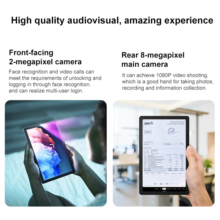 Lenovo K9 4G LTE Tablet, 4GB+64GB, 9 inch Android 12, MediaTek Helio G80 Octa Core, Support Face Identification(Grey) - free shipping - PMC TechLife - Order now!