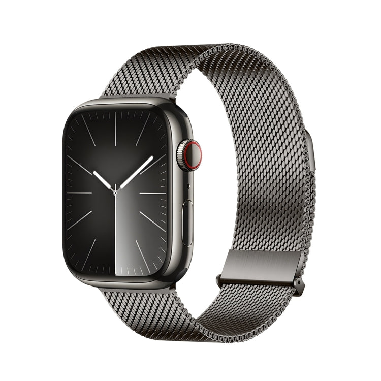 For Apple Watch Series 9 41mm DUX DUCIS Milanese Pro Series Stainless Steel Watch Band(Graphite) - Watch Bands by DUX DUCIS | Online Shopping South Africa | PMC Jewellery