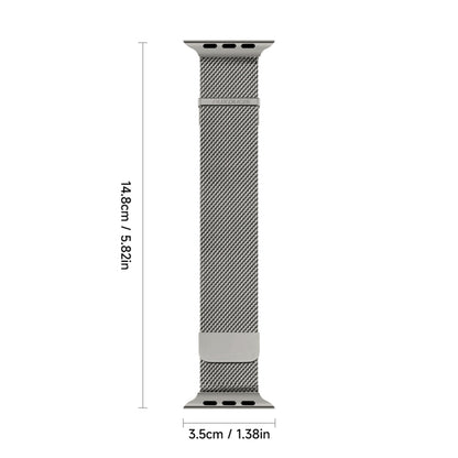 For Apple Watch Series 7 45mm DUX DUCIS Milanese Pro Series Stainless Steel Watch Band(Graphite) - Watch Bands by DUX DUCIS | Online Shopping South Africa | PMC Jewellery