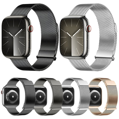 For Apple Watch Series 2 38mm DUX DUCIS Milanese Pro Series Stainless Steel Watch Band(Graphite) - Watch Bands by DUX DUCIS | Online Shopping South Africa | PMC Jewellery