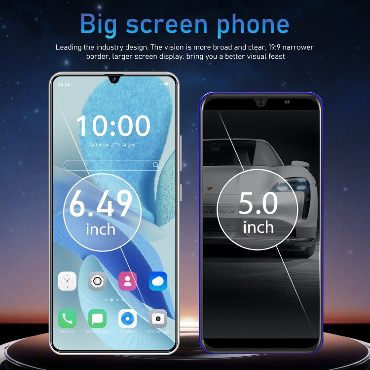 Note13 Pro+ / RF7, 2GB+16GB, 6.49 inch Face Identification Android 5.0 MTK6582 Quad Core, Network: 3G, Dual SIM(Purple) -  by PMC TechLife | Online Shopping South Africa | PMC TechLife