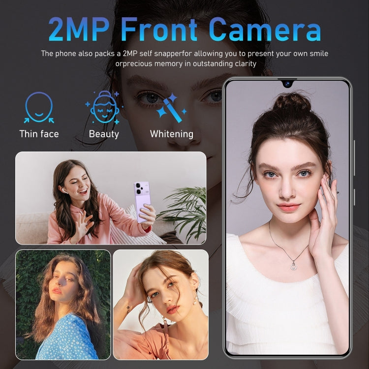 Note13 Pro+ / RF7, 2GB+16GB, 6.49 inch Face Identification Android 5.0 MTK6582 Quad Core, Network: 3G, Dual SIM(Purple) -  by PMC Jewellery | Online Shopping South Africa | PMC Jewellery