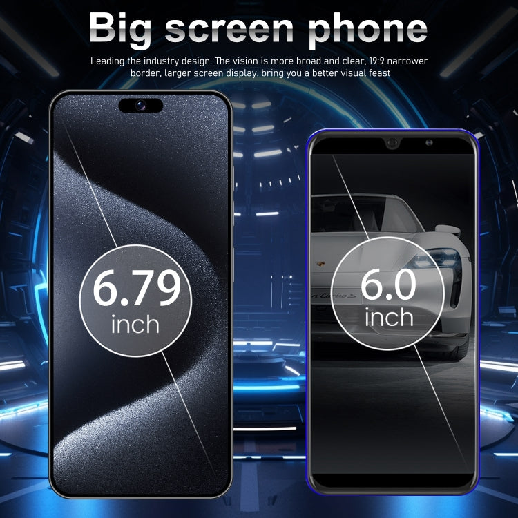 i15 Pro Max / VD1, 3GB+32GB, 6.79 inch Screen, Face Identification, Android 8.1 MTK6753 Octa Core, Network: 4G, Dual SIM(White) - free shipping - PMC TechLife - Order now!