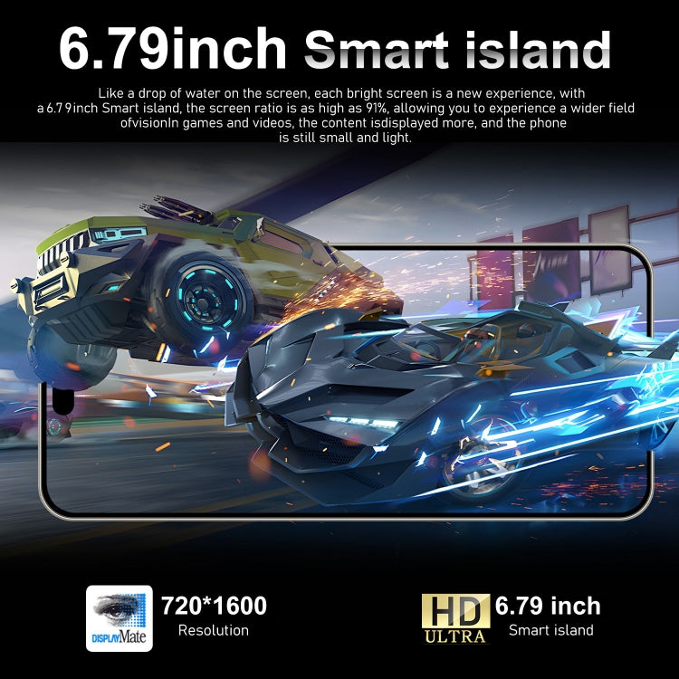 i15 Pro Max / VD1, 3GB+32GB, 6.79 inch Screen, Face Identification, Android 8.1 MTK6753 Octa Core, Network: 4G, Dual SIM(Gold) -  by PMC TechLife | Online Shopping South Africa | PMC TechLife
