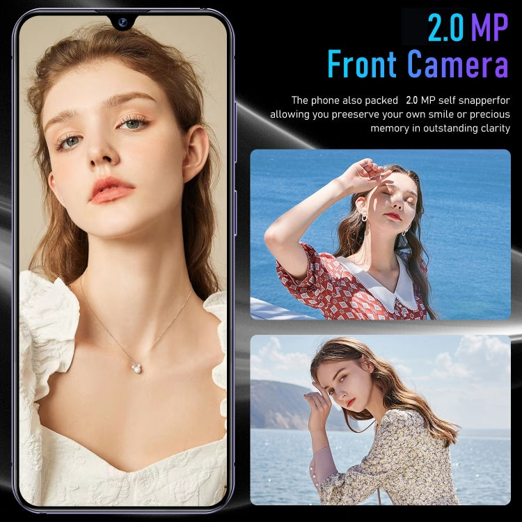 Note40 / X16, 2GB+16GB, 6.49 inch Face Identification Android 8.1 MTK6580A Quad Core, Network: 3G, Dual SIM(Purple) -  by PMC TechLife | Online Shopping South Africa | PMC TechLife