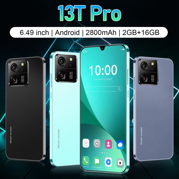 13T Pro / X18, 2GB+16GB, 6.49 inch Face Identification Android 8.1 MTK6580A Quad Core, Network: 3G, Dual SIM(Blue) -  by PMC TechLife | Online Shopping South Africa | PMC TechLife