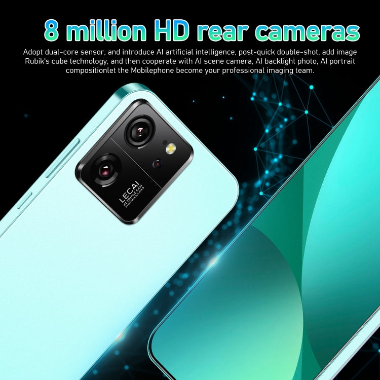 13T Pro / X18, 2GB+16GB, 6.49 inch Face Identification Android 8.1 MTK6580A Quad Core, Network: 3G, Dual SIM(Green) -  by PMC TechLife | Online Shopping South Africa | PMC TechLife