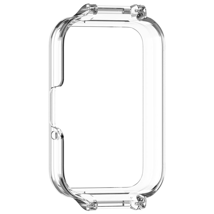 For Samsung Galaxy Fit 3 12mm Half Coverage Hollowed PC Watch Protective Case(Transparent White) - Watch Cases by PMC Jewellery | Online Shopping South Africa | PMC Jewellery