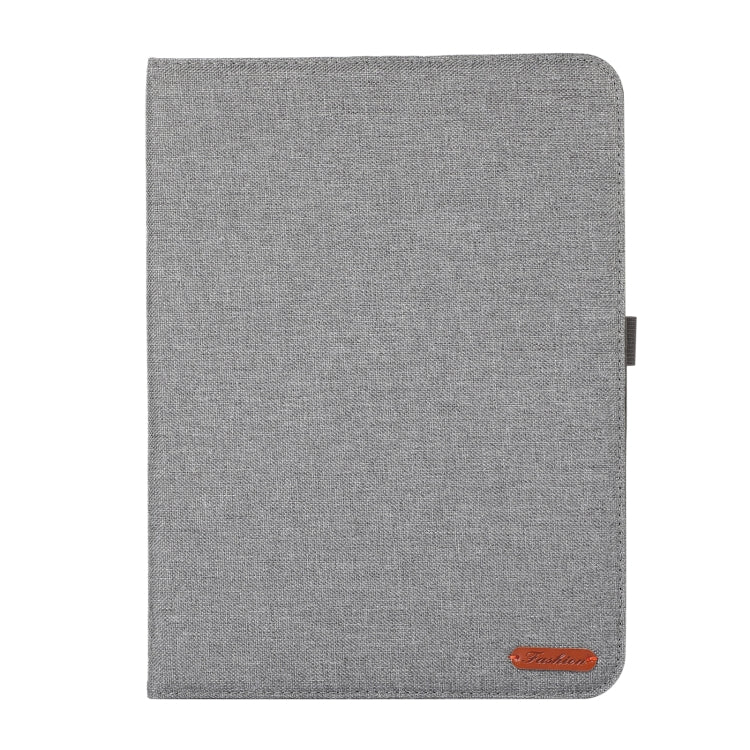 For OPPO Pad Neo 11.4 Fabric Leather Tablet Case(Grey) - OPPO by PMC Jewellery | Online Shopping South Africa | PMC Jewellery