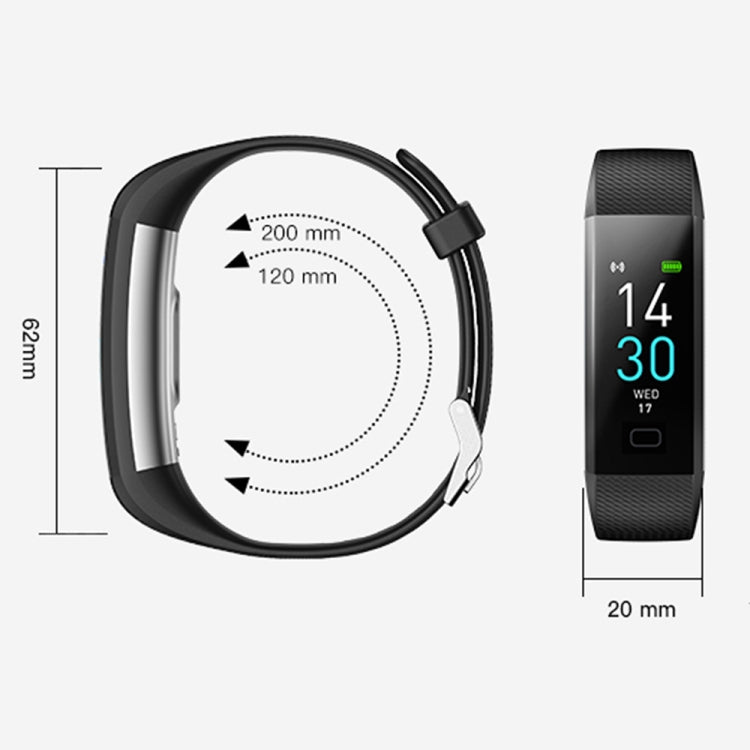 S5-4 Smart Bracelet IP68 Waterproof Heart Rate Sport Fitness Tracker Smart Watch(Black) - Smart Wristbands by PMC TechLife | Online Shopping South Africa | PMC TechLife | Buy Now Pay Later Mobicred