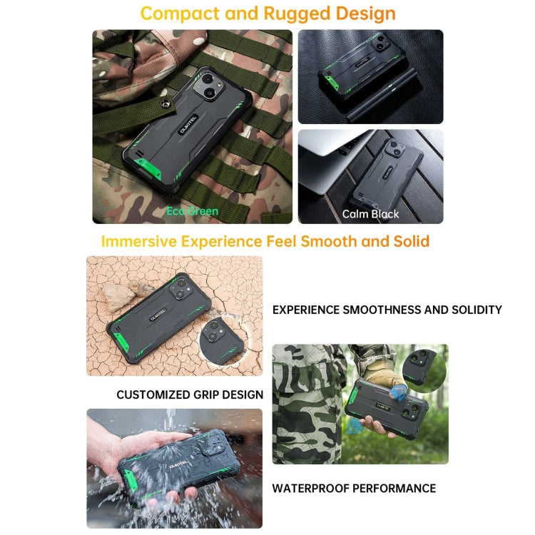 Oukitel WP32, 4GB+128GB, IP68/IP69K, 5.93 inch Android 13 Unisoc Tiger T606 Octa-core, NFC, OTG, Network: 4G(Green) - free shipping - PMC TechLife - Order now!