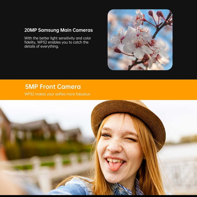 Oukitel WP32, 4GB+128GB, IP68/IP69K, 5.93 inch Android 13 Unisoc Tiger T606 Octa-core, NFC, OTG, Network: 4G(Orange) - free shipping - PMC TechLife - Order now!