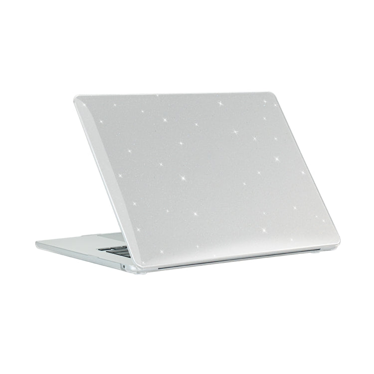 For MacBook Air 15.3 2024  A2941 (M2)/A3114 (M3) Gypsophila Laptop Protective Case(White) - MacBook Air Cases by PMC Jewellery | Online Shopping South Africa | PMC Jewellery | Buy Now Pay Later Mobicred