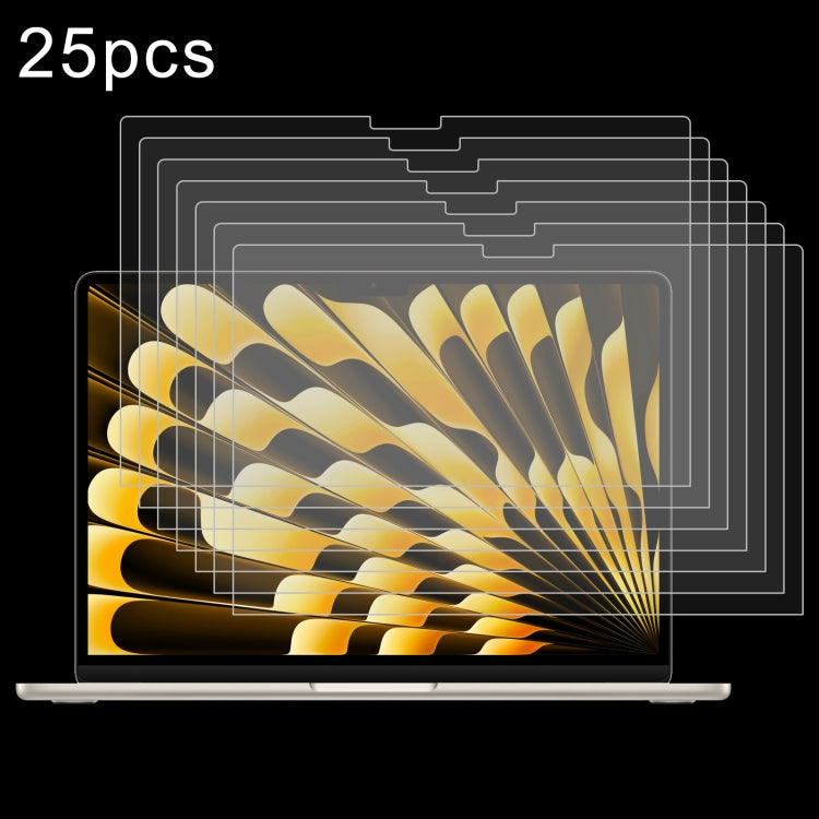 For Macbook Air 15.3 2023/2024/2025 25pcs 0.26mm 9H Surface Hardness Explosion-proof Tempered Glass Film - Screen Protectors by PMC Jewellery | Online Shopping South Africa | PMC Jewellery | Buy Now Pay Later Mobicred