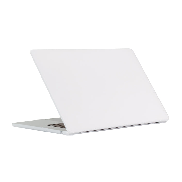For MacBook Air 15.3 2024 A2941 (M2)/A3114 (M3) Laptop Matte Style Protective Case(White) - MacBook Air Cases by PMC TechLife | Online Shopping South Africa | PMC TechLife | Buy Now Pay Later Mobicred