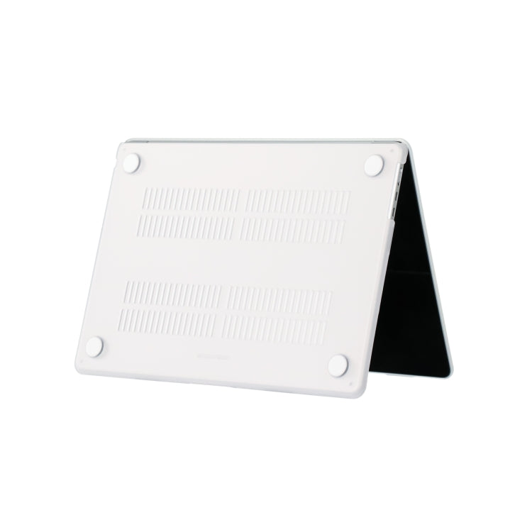 For MacBook Air 15.3 2024 A2941 (M2)/A3114 (M3) Laptop Matte Style Protective Case(White) - MacBook Air Cases by PMC TechLife | Online Shopping South Africa | PMC TechLife | Buy Now Pay Later Mobicred