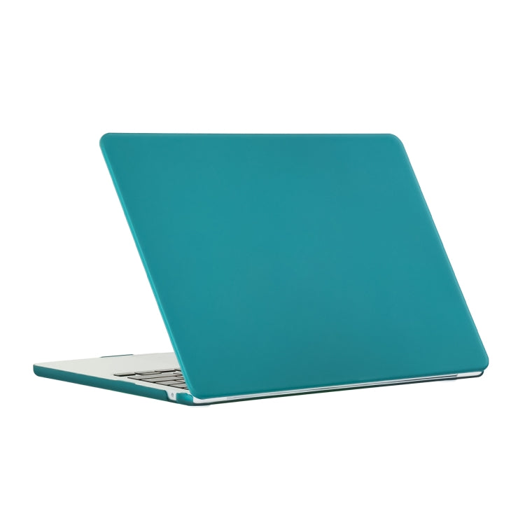 For MacBook Air 15.3 2024 A2941 (M2)/A3114 (M3) Laptop Matte Style Protective Case(Dark Cyan) - MacBook Air Cases by PMC TechLife | Online Shopping South Africa | PMC TechLife | Buy Now Pay Later Mobicred
