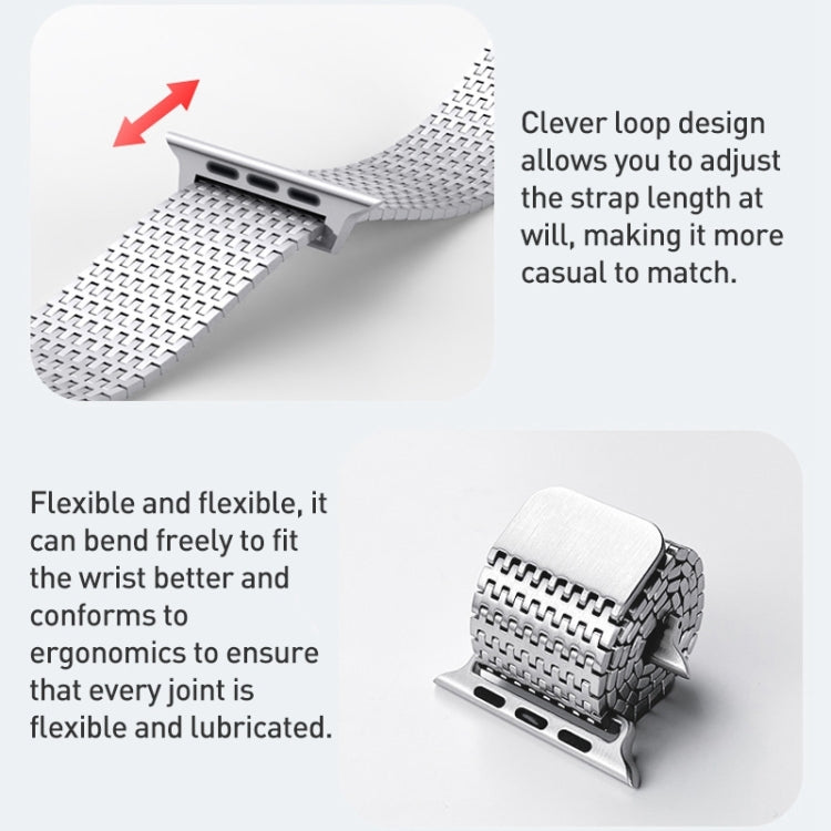 For Apple Watch Ultra 49mm Milanese Loop Magnetic Clasp Stainless Steel Watch Band(Gold) - Watch Bands by PMC TechLife | Online Shopping South Africa | PMC TechLife
