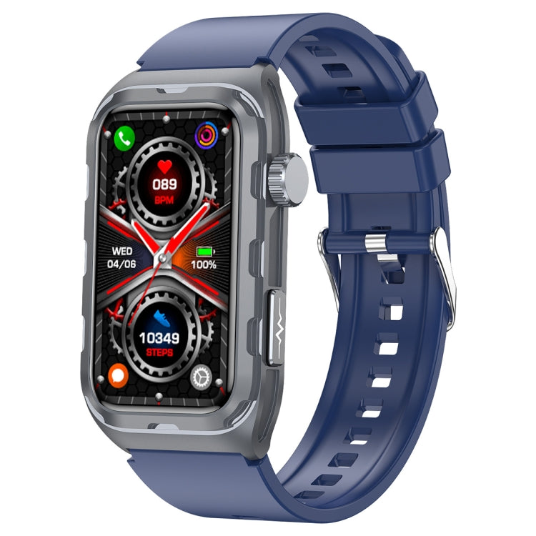 TK79 1.47 inch IP68 Waterproof Smart Watch, Support ECG / Blood Glucose / Blood Oxygen Monitoring / Uric Acid(Blue) - Smart Wristbands by PMC TechLife | Online Shopping South Africa | PMC TechLife | Buy Now Pay Later Mobicred