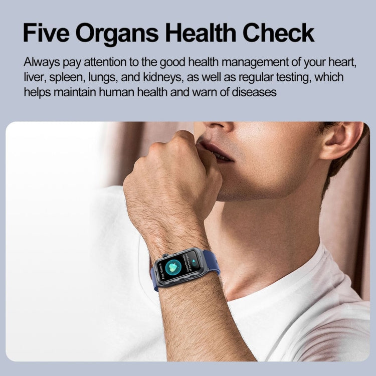 TK79 1.47 inch IP68 Waterproof Smart Watch, Support ECG / Blood Glucose / Blood Oxygen Monitoring / Uric Acid(Blue) - Smart Wristbands by PMC TechLife | Online Shopping South Africa | PMC TechLife | Buy Now Pay Later Mobicred