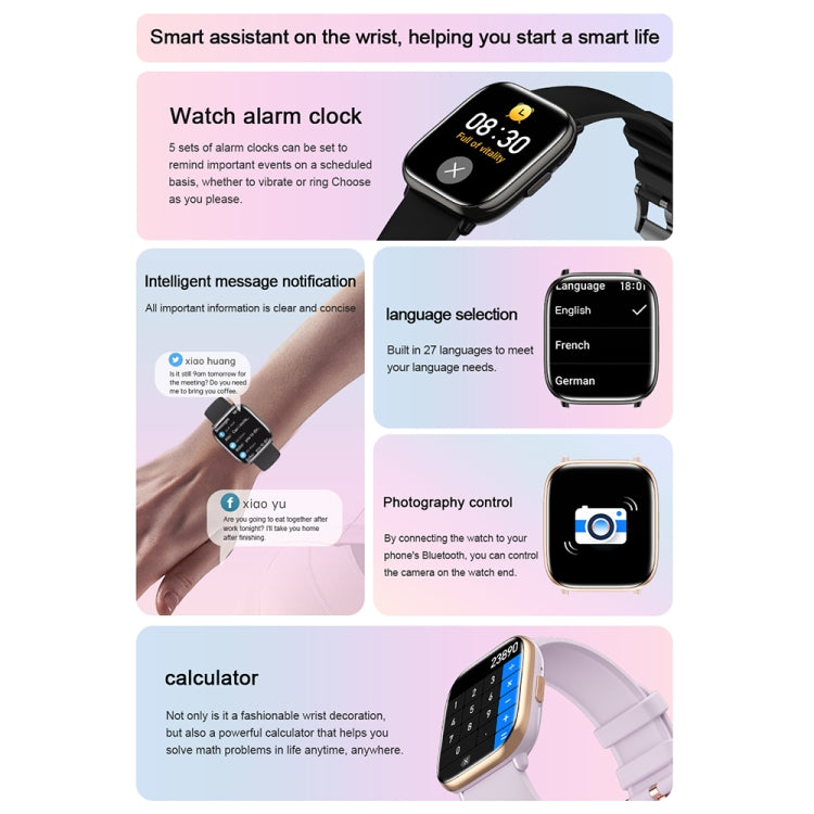 HD12 1.75 inch IP68 Waterproof Smart Watch, Support Blood Oxygen Monitoring(Green) - free shipping - PMC TechLife - Order now!