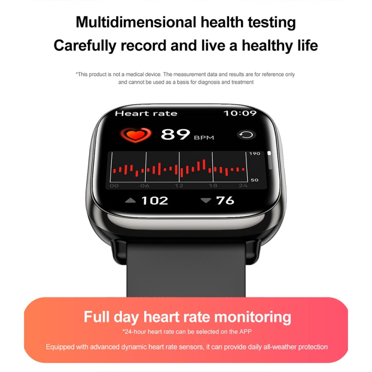 HD12 1.75 inch IP68 Waterproof Smart Watch, Support Blood Oxygen Monitoring(Purple) - free shipping - PMC TechLife - Order now!