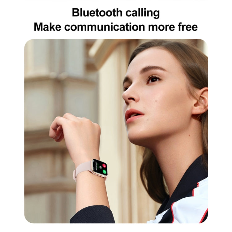 HD12 1.75 inch IP68 Waterproof Smart Watch, Support Blood Oxygen Monitoring(Pink) - Smart Wristbands by PMC TechLife | Online Shopping South Africa | PMC TechLife | Buy Now Pay Later Mobicred