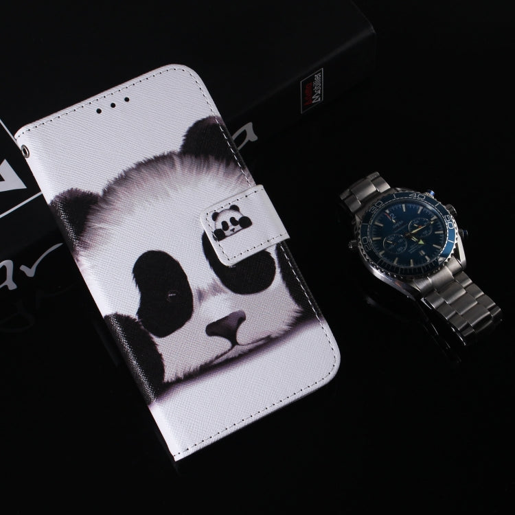 For Google Pixel 9 Pro Coloured Drawing Flip Leather Phone Case(Panda) - Google Cases by PMC Jewellery | Online Shopping South Africa | PMC Jewellery | Buy Now Pay Later Mobicred