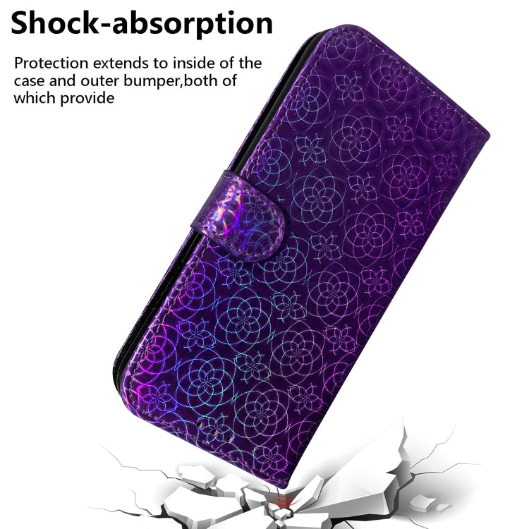 For Google Pixel 9 Colorful Magnetic Buckle Leather Phone Case(Purple) - Google Cases by PMC Jewellery | Online Shopping South Africa | PMC Jewellery | Buy Now Pay Later Mobicred