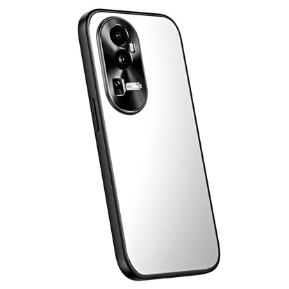 For OPPO Reno10 / Reno10 Pro Global R-JUST RJ-61 Electroplating Frosted TPU + PC Phone Case(Silver) - OPPO Cases by R-JUST | Online Shopping South Africa | PMC Jewellery