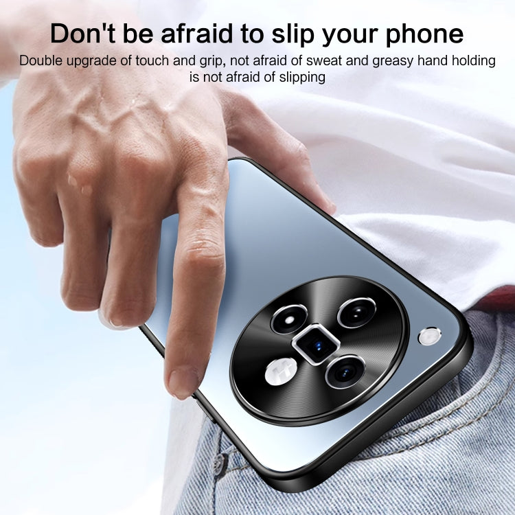 For OPPO Find X7 R-JUST RJ-61 Electroplating Frosted TPU + PC Phone Case with Holder(Silver) - OPPO Cases by R-JUST | Online Shopping South Africa | PMC TechLife | Buy Now Pay Later Mobicred