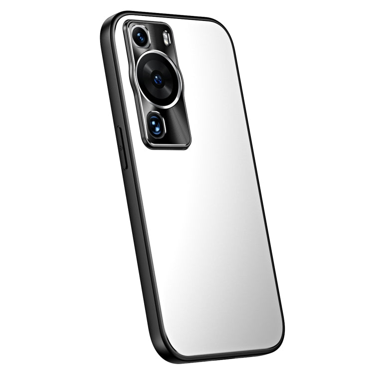 For Huawei P60 / P60 Pro R-JUST RJ-61 Electroplating Frosted TPU + PC Phone Case(Silver) - Huawei Cases by R-JUST | Online Shopping South Africa | PMC TechLife