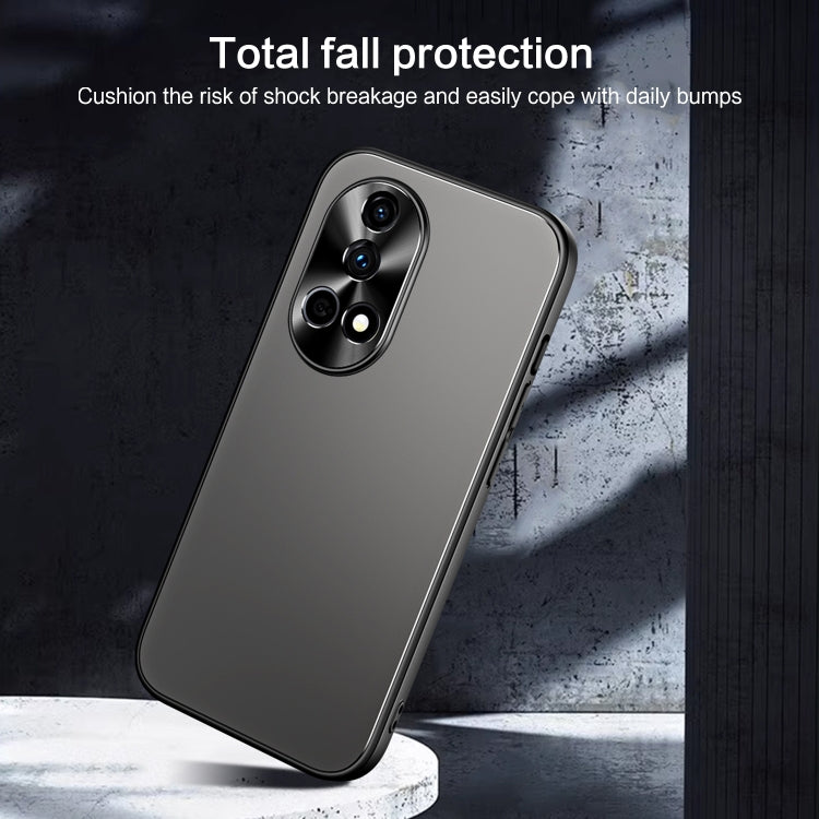 For Huawei nova 12 Pro R-JUST RJ-61 Electroplating Frosted TPU + PC Phone Case(Silver) - Huawei Cases by R-JUST | Online Shopping South Africa | PMC TechLife | Buy Now Pay Later Mobicred