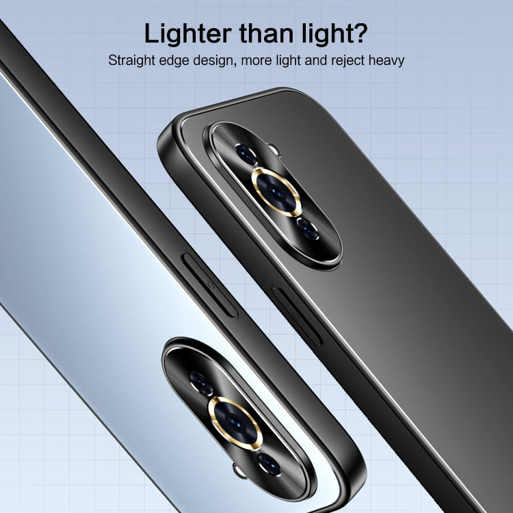 For Huawei nova 10 Pro R-JUST RJ-61 Electroplating Frosted TPU + PC Phone Case with Holder(Grey) - Huawei Cases by R-JUST | Online Shopping South Africa | PMC TechLife
